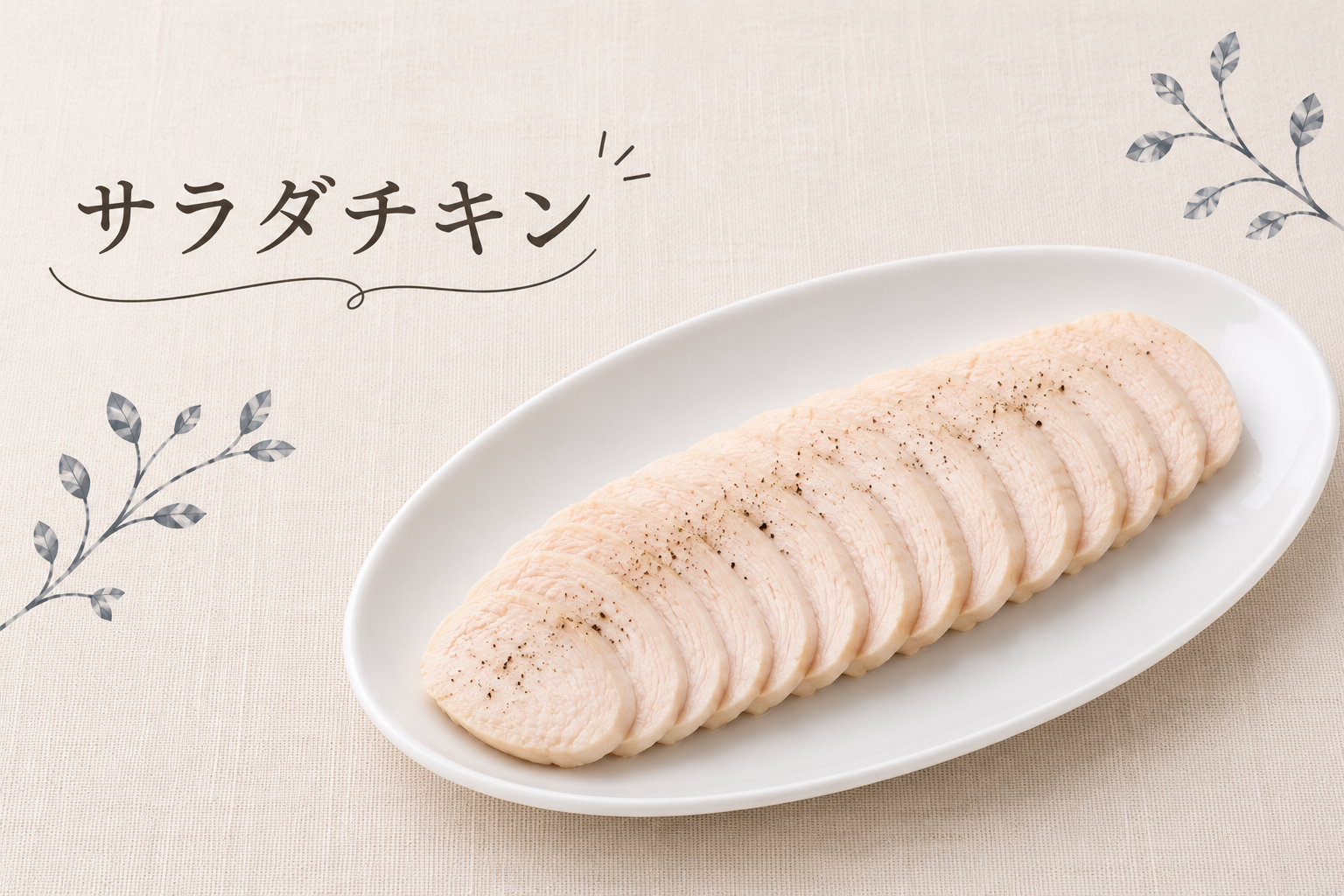 高たんぱく・ダイエットレシピ【サラダチキン】